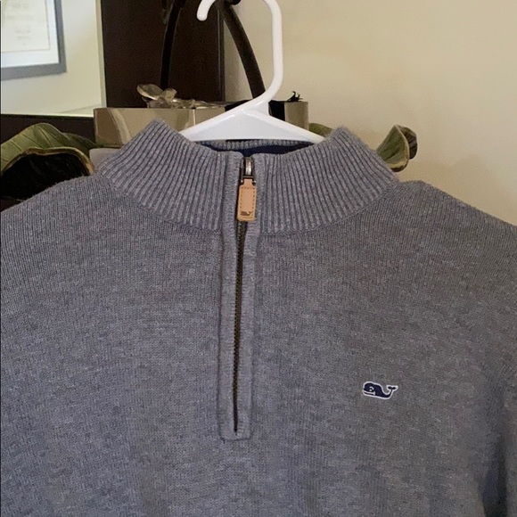 VINEYARD VINES 100% COTTON QUARTER ZIP - Picture 3 of 4